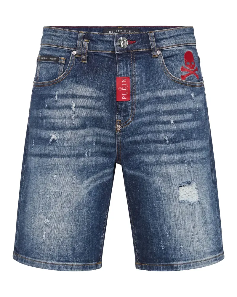 Philipp Plein Formentera Denim-Shorts - Blau Blau