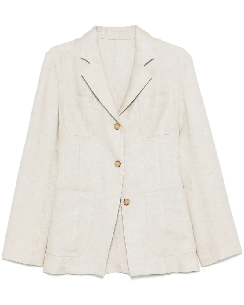 Totême Blazer mit fallendem Revers - Nude Nude