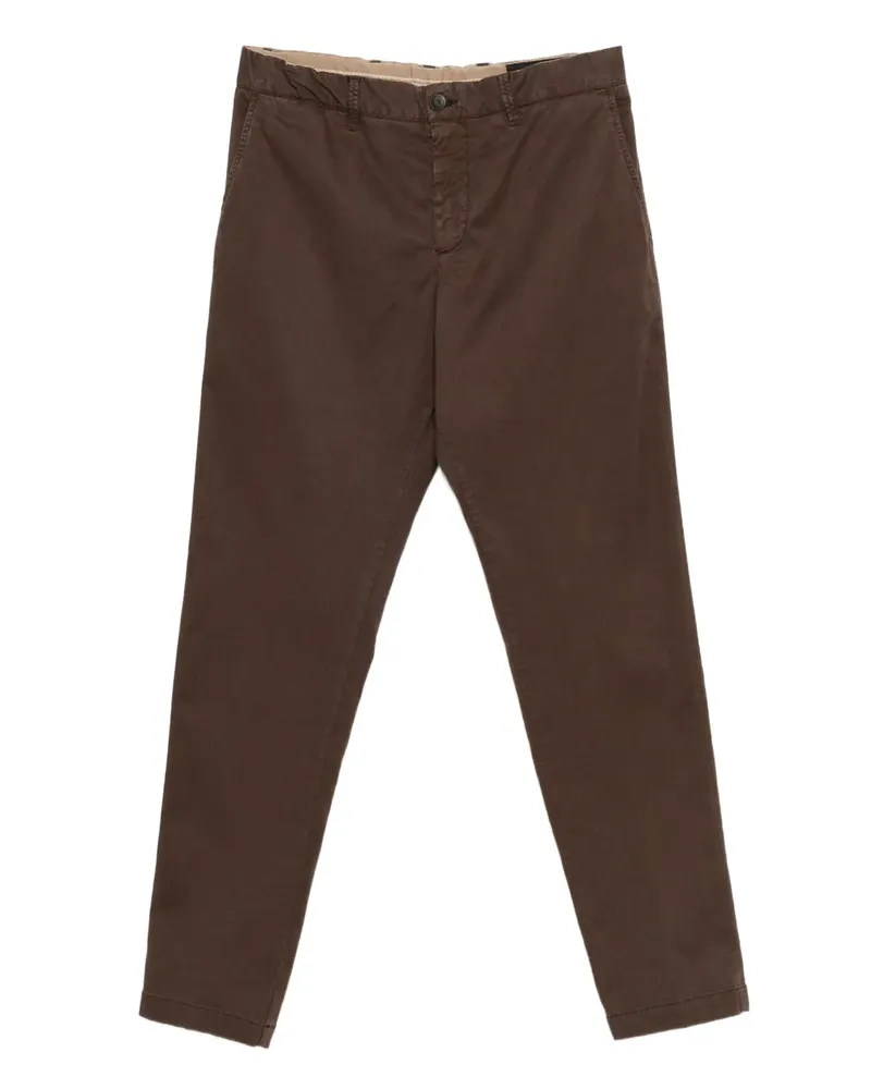 PLAN C Hose mit Knopfverschluss - Braun Braun