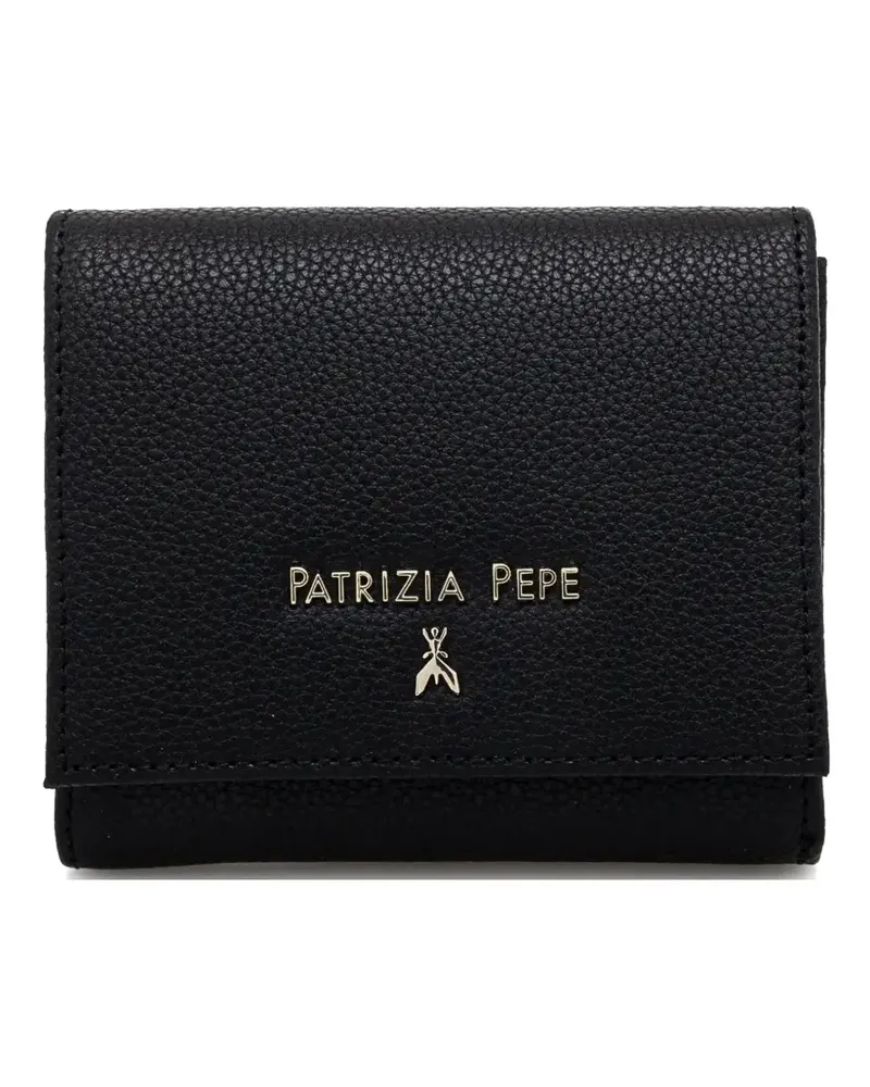 Patrizia Pepe Portemonnaie mit Logo - Schwarz Schwarz