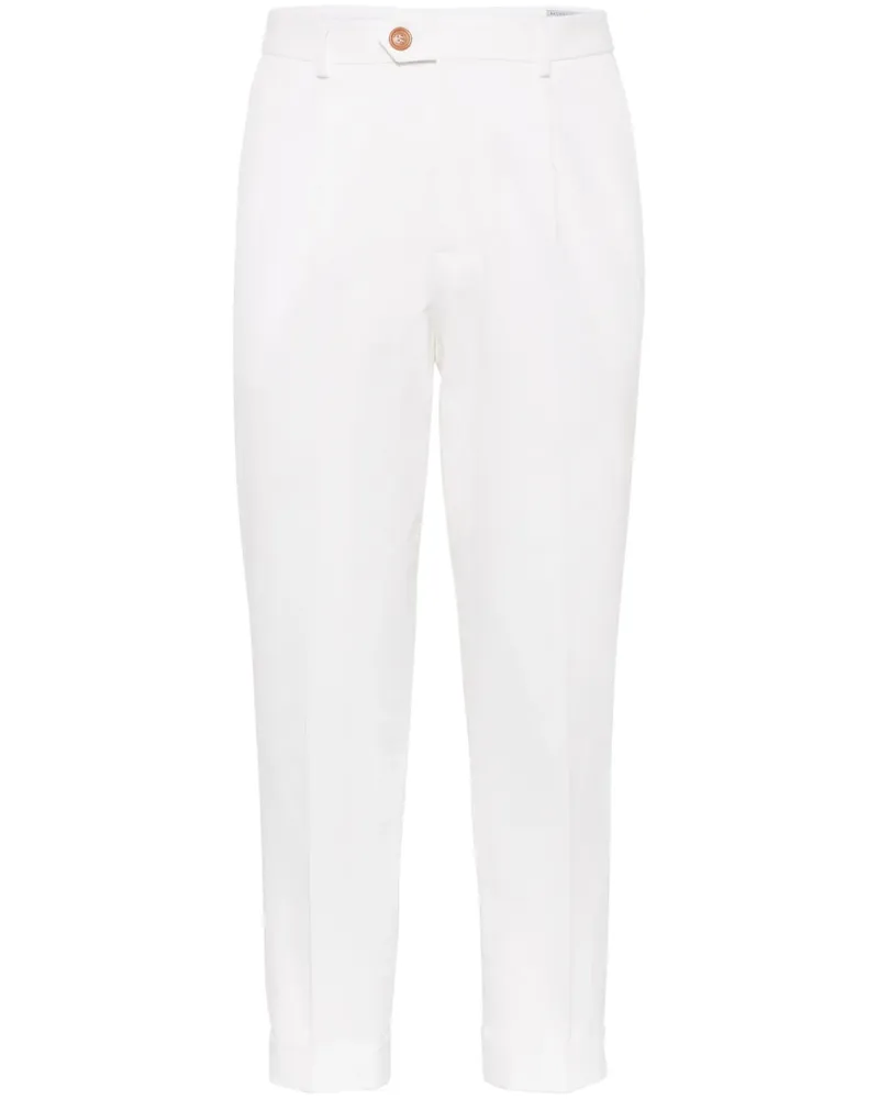 Brunello Cucinelli Hose mit Bundfalten - Weiß Weiß