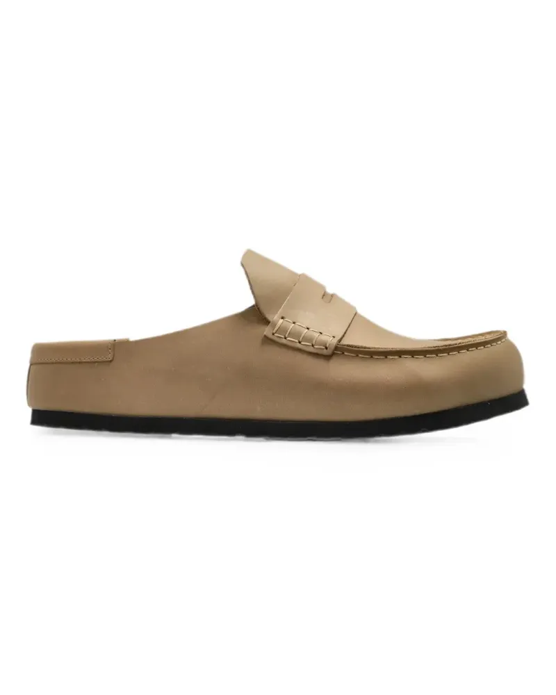 Birkenstock Naples leather loafers - Nude Nude
