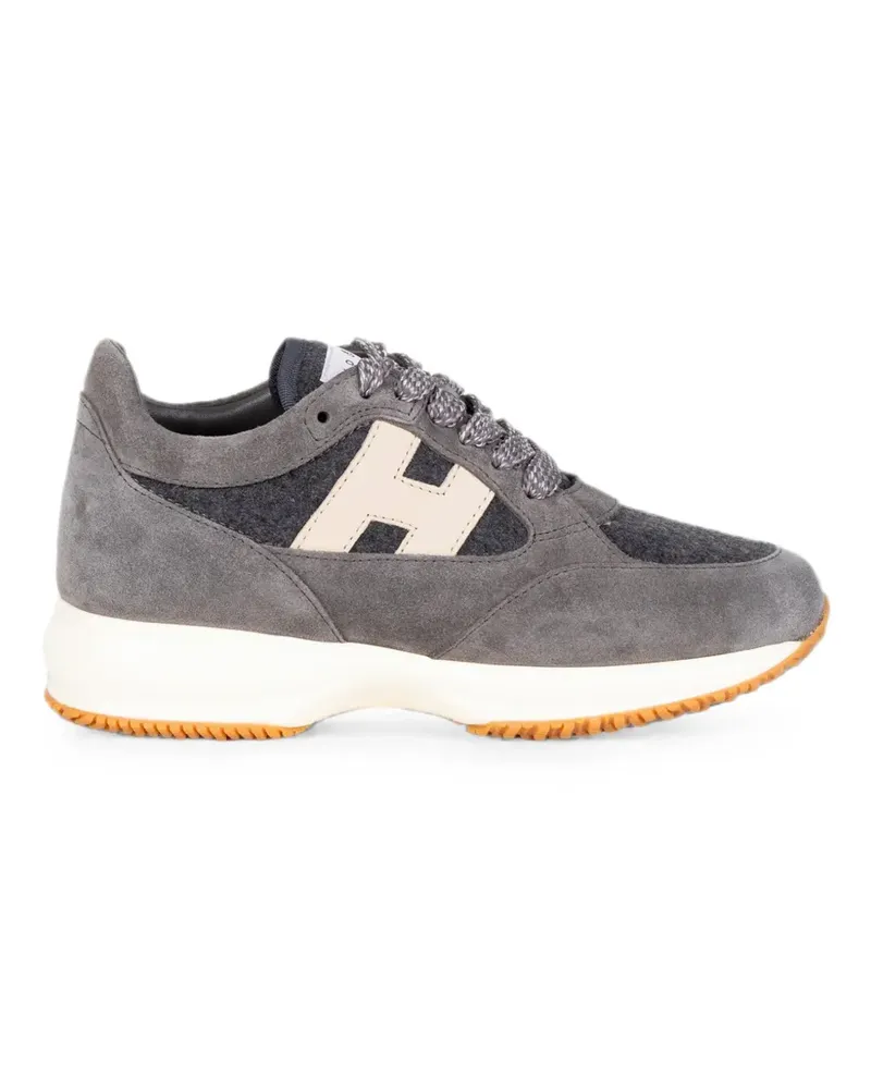 Hogan Sneakers mit Logo-Patch - Grau Grau