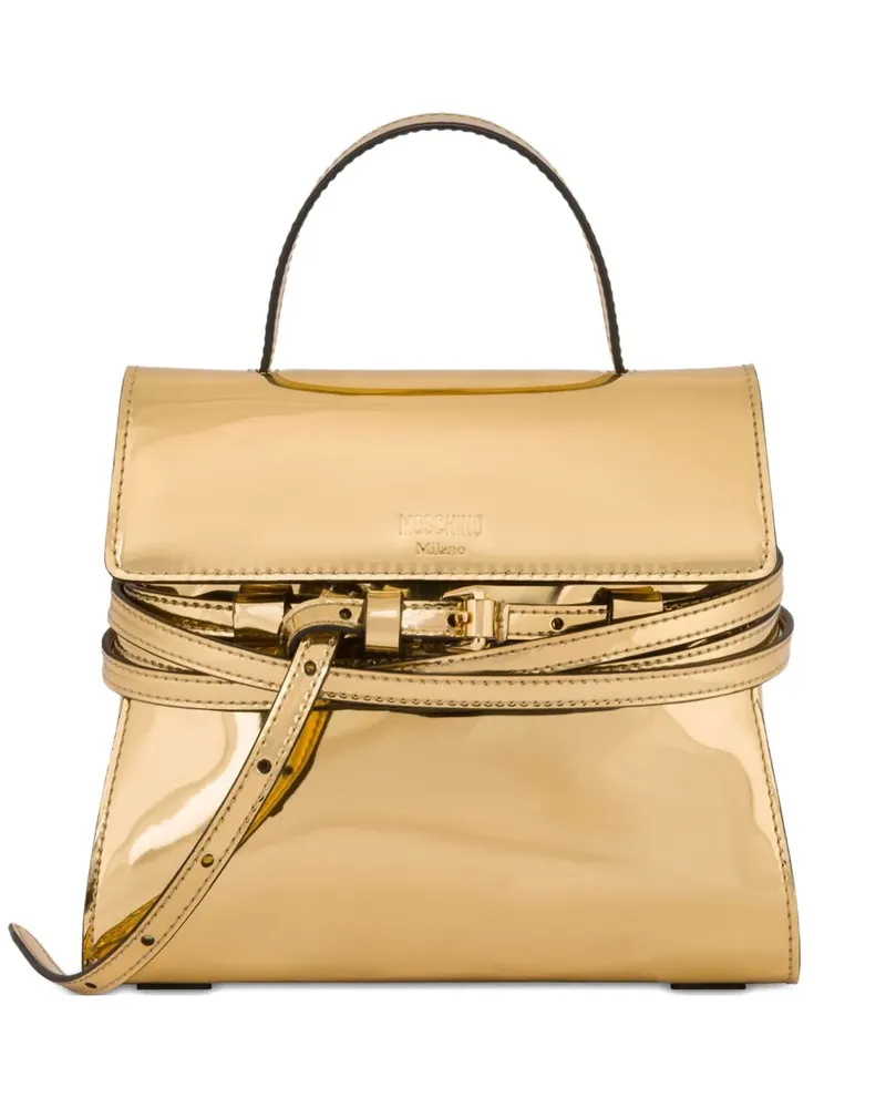 Moschino Tie Me Tote Bag - Gold Gold