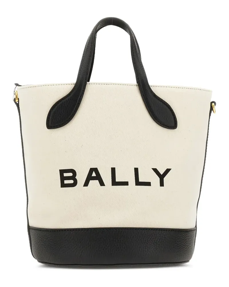 Bally logo-detail bucket bag - Nude Nude