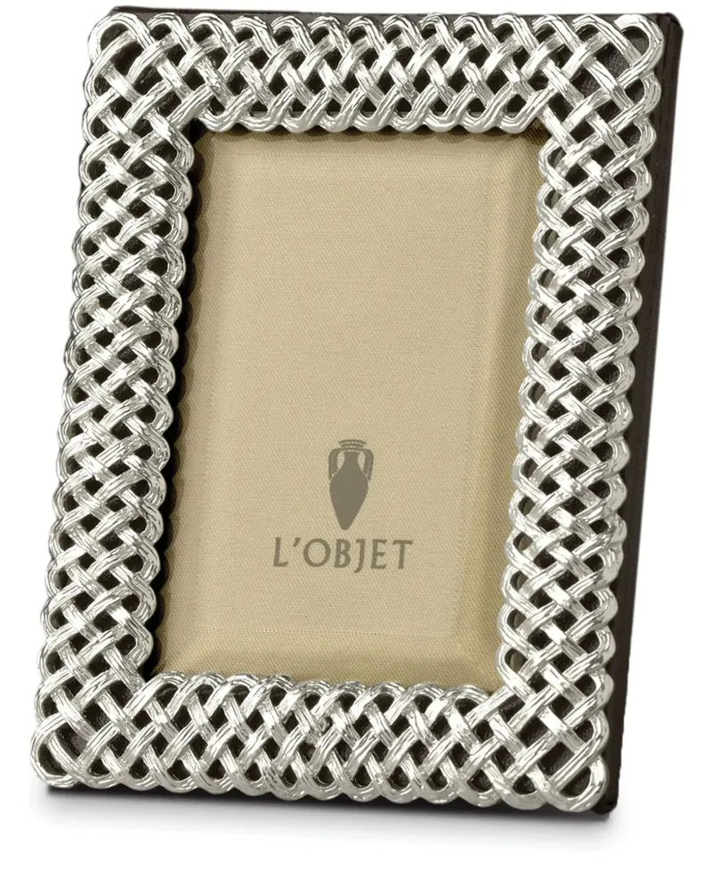 L’OBJET Braid Bilderrahmen - Braun Braun