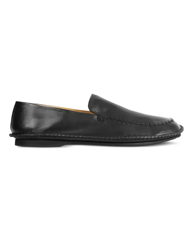 Premiata structured leather loafers - Schwarz Schwarz
