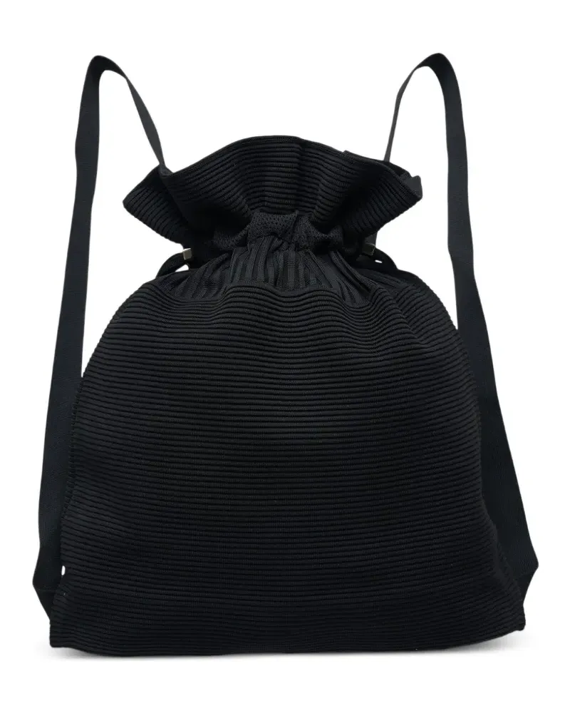 CFCL Stratum ribbed-knit backpack - Schwarz Schwarz