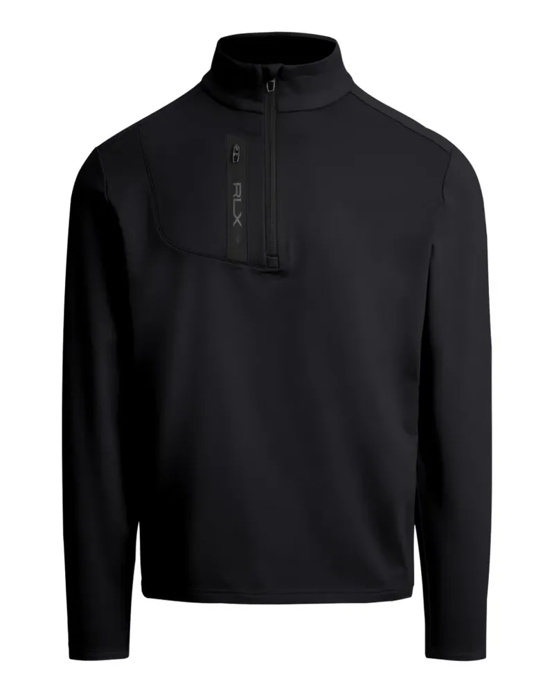 Ralph Lauren Pullover mit kurzem Reißverschluss - Schwarz Schwarz