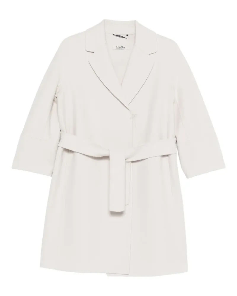 Max Mara self-tie coat - Nude Nude