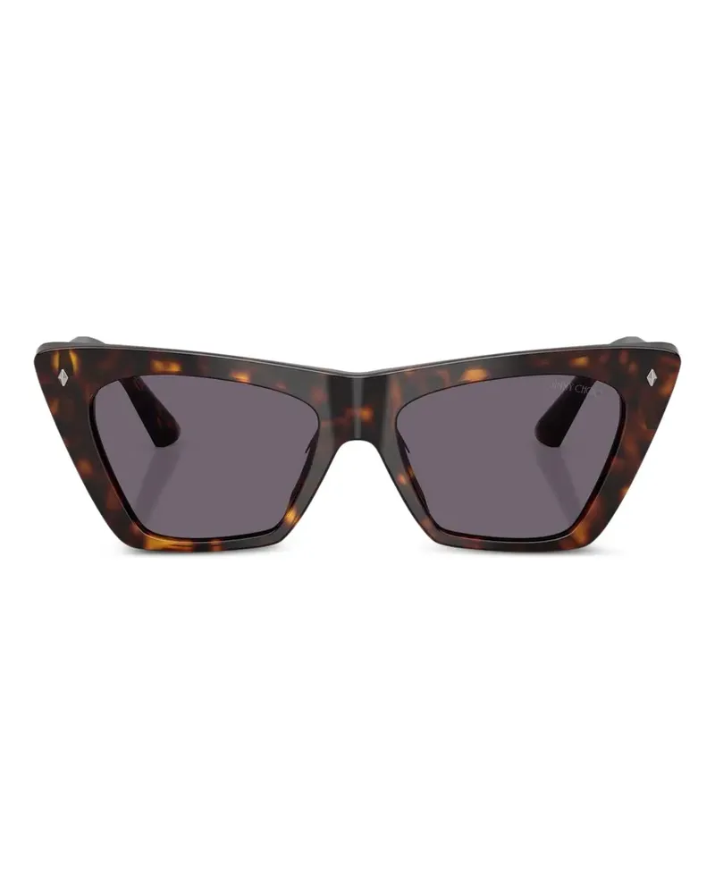 Jimmy Choo Lou cat-eye sunglasses - Braun Braun