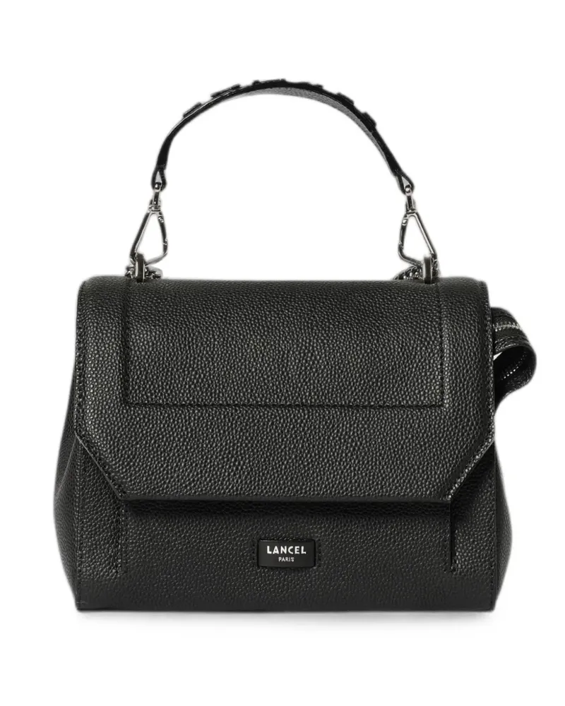 Lancel Ninon grained leather shoulder bag - Schwarz Schwarz