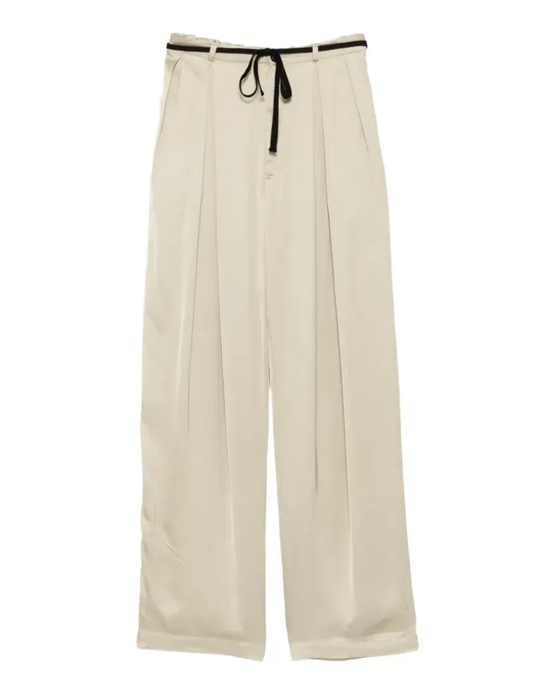 BARENA Bundfaltenhose mit Kordelzug - Nude Nude
