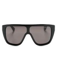 Alexander McQueen Floating Skull Mask Sonnenbrille Schwarz