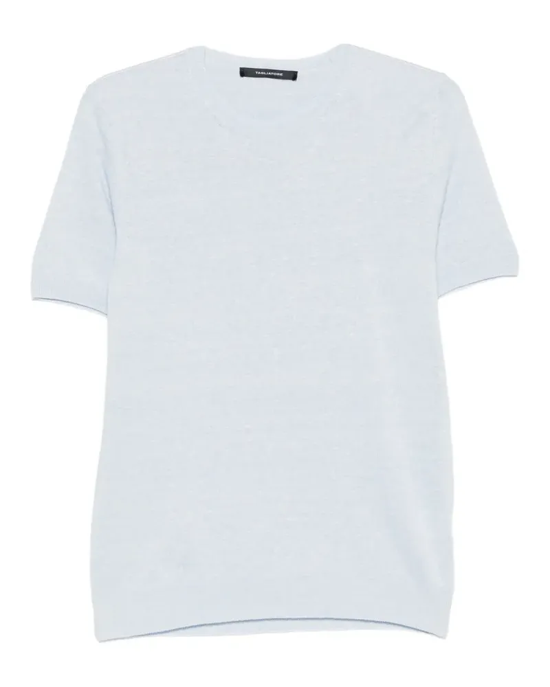 Tagliatore Josh fine-knit T-shirt - Blau Blau