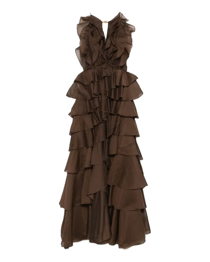 Aje. Cleo ruffled gown - Braun Braun