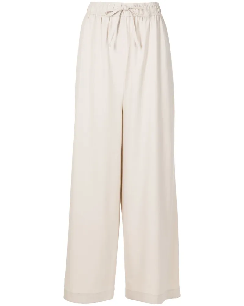 Gloria Coelho Palazzohose mit Kordelzug - Nude Nude