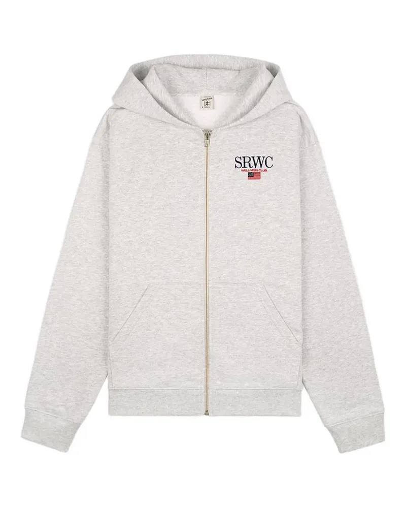SPORTY & RICH zip hoodie - Grau Grau