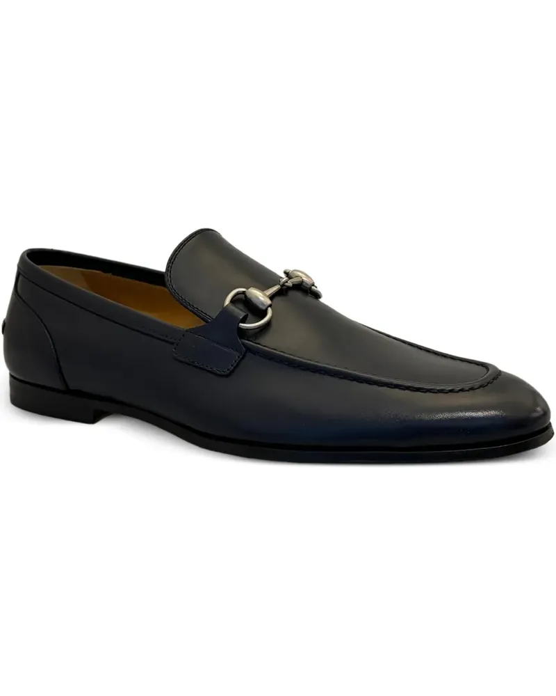 Gucci Jordaan Horsebit Loafer - Blau Blau