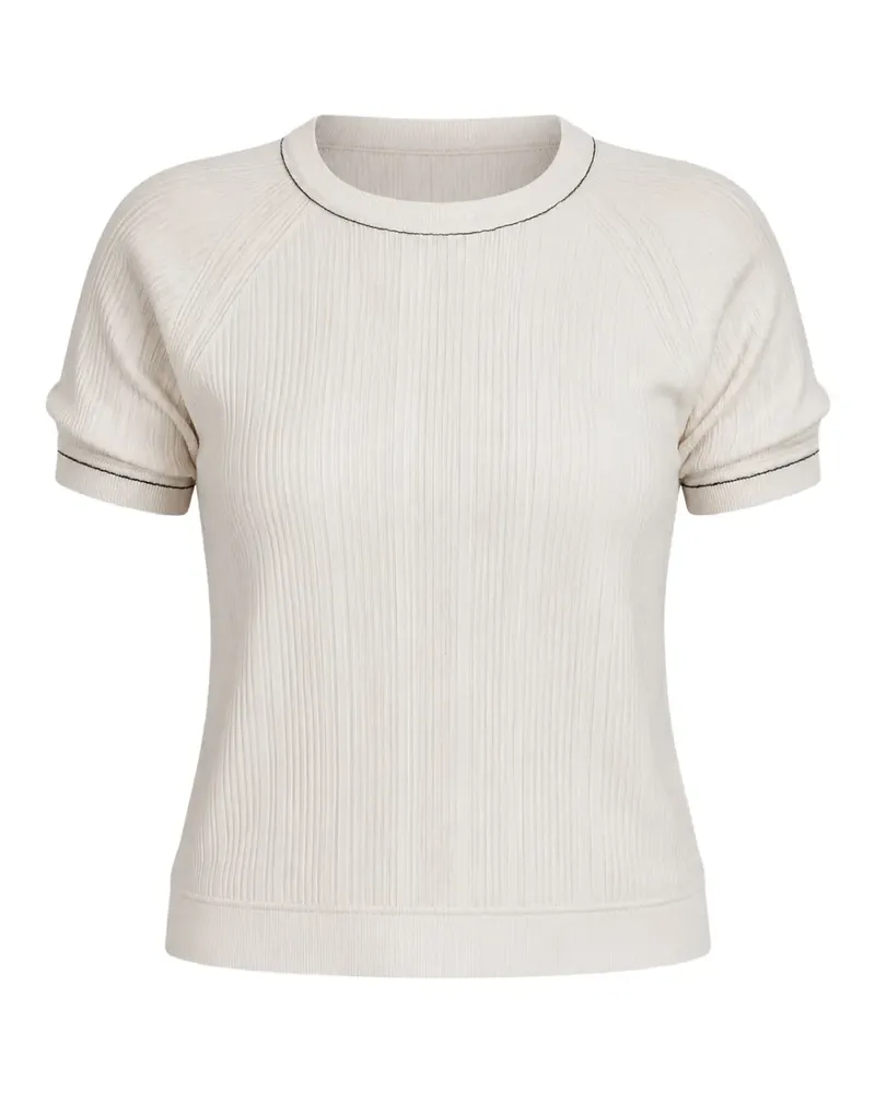 Rag & Bone Teresa ribbed T-shirt - Nude Nude