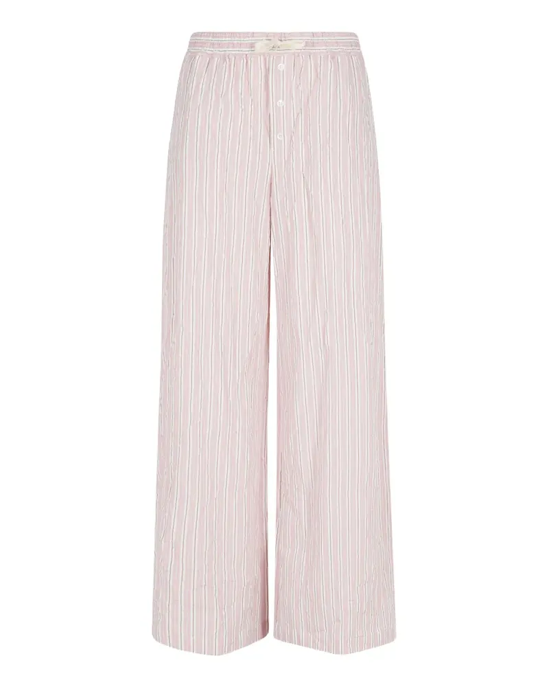 Roberto Collina striped trousers - Rosa Rosa