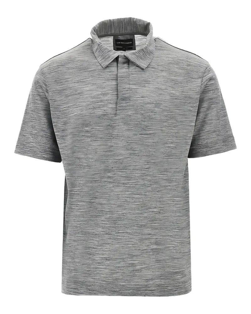 Emporio Armani knitted polo shirt - Grau Grau