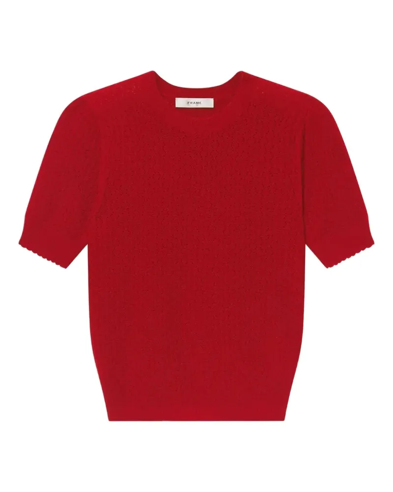 Frame Denim The Gathered Honeycomb sweater - Rot Rot
