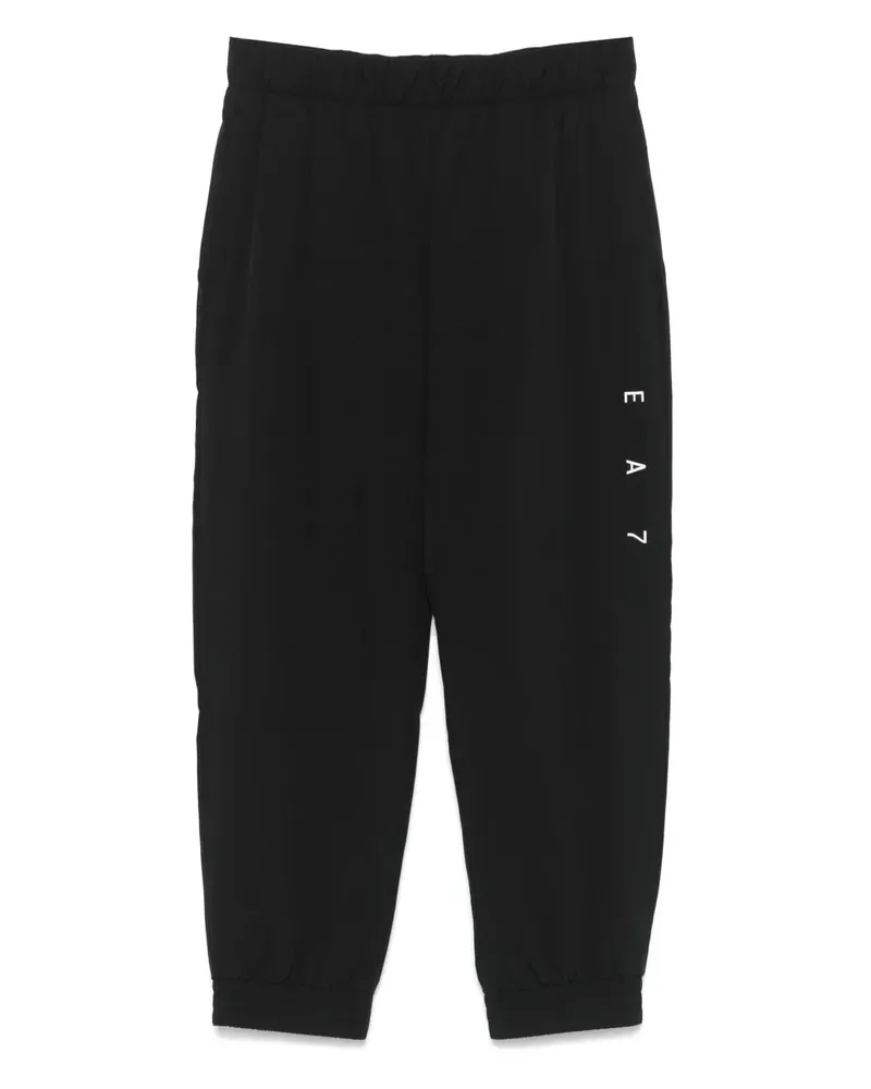 EA7 Jogginghose mit Logo-Print - Schwarz Schwarz