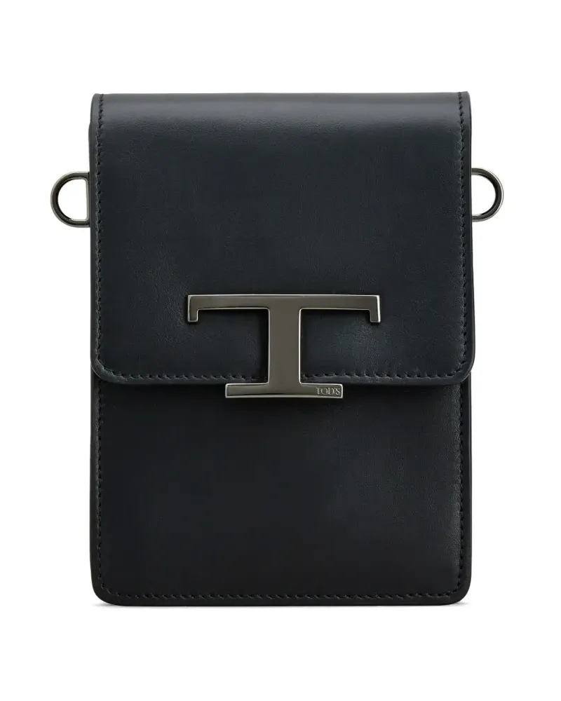 TOD'S T Timeless Kuriertasche - Schwarz Schwarz