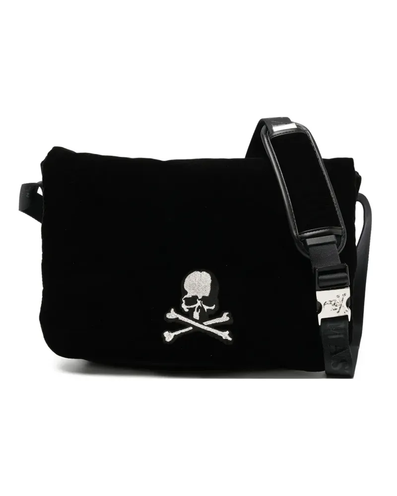 Mastermind World Schultertasche mit Logo-Stickerei - Schwarz Schwarz