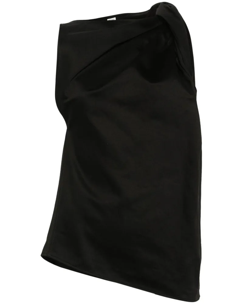 Totême Shoulder-Twist top - Schwarz Schwarz