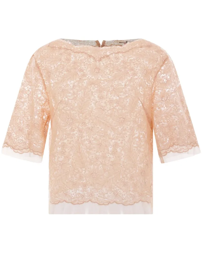Ermanno Scervino Geblümte Bluse - Rosa Rosa