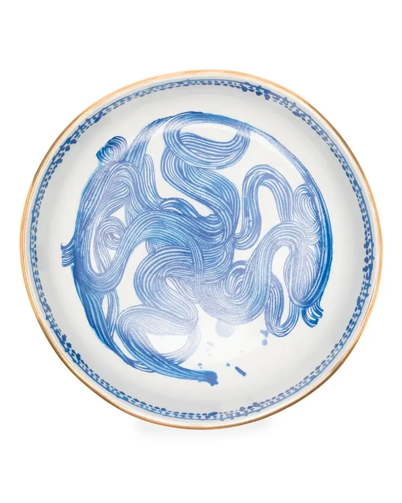 L’OBJET Mittelgroße Ruan Hoffmann Schale (25cm) - Weiß Weiß