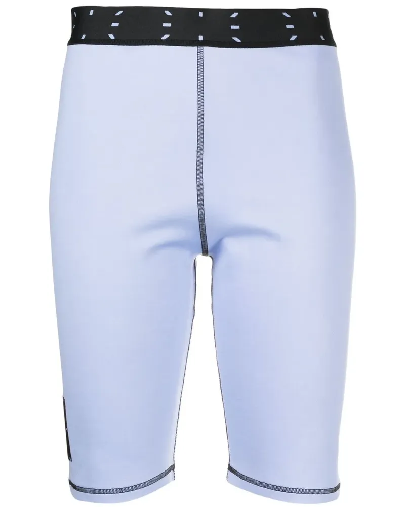 McQ Shorts mit Stickerei - Violett Violett