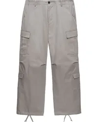 MSGM Cargohose mit Kordelzug Grau