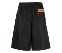 Ex-Ray Shorts mit Logo-Patch - Schwarz