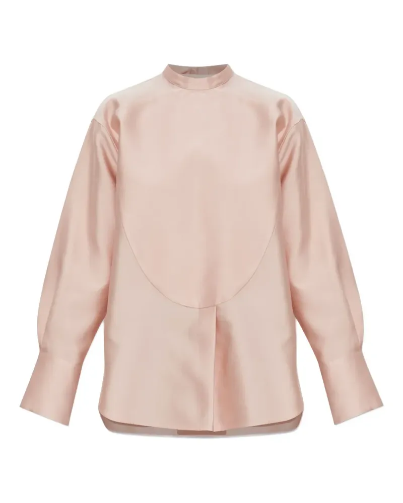Jil Sander crew-neck blouse - Rosa Rosa