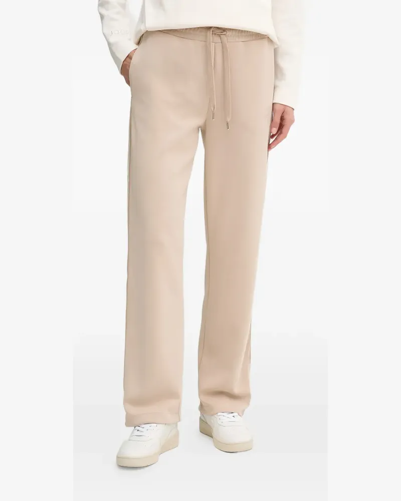 JOOP! Tesha stripe-detail track pants - Nude Nude