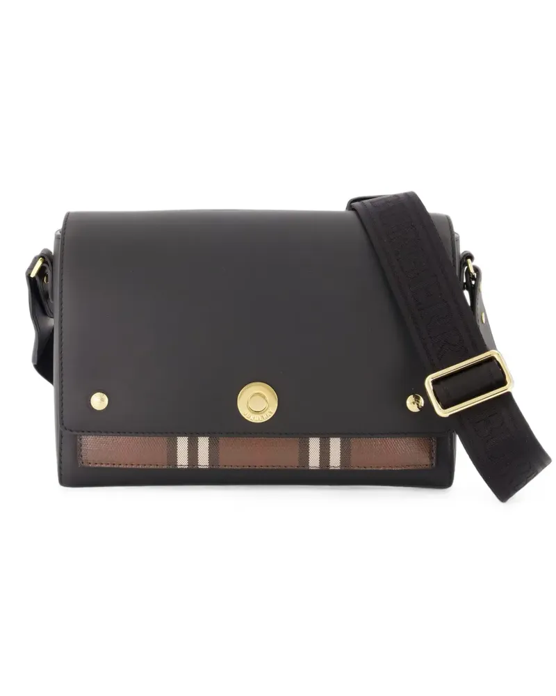 Burberry Note Schultertasche - Schwarz Schwarz