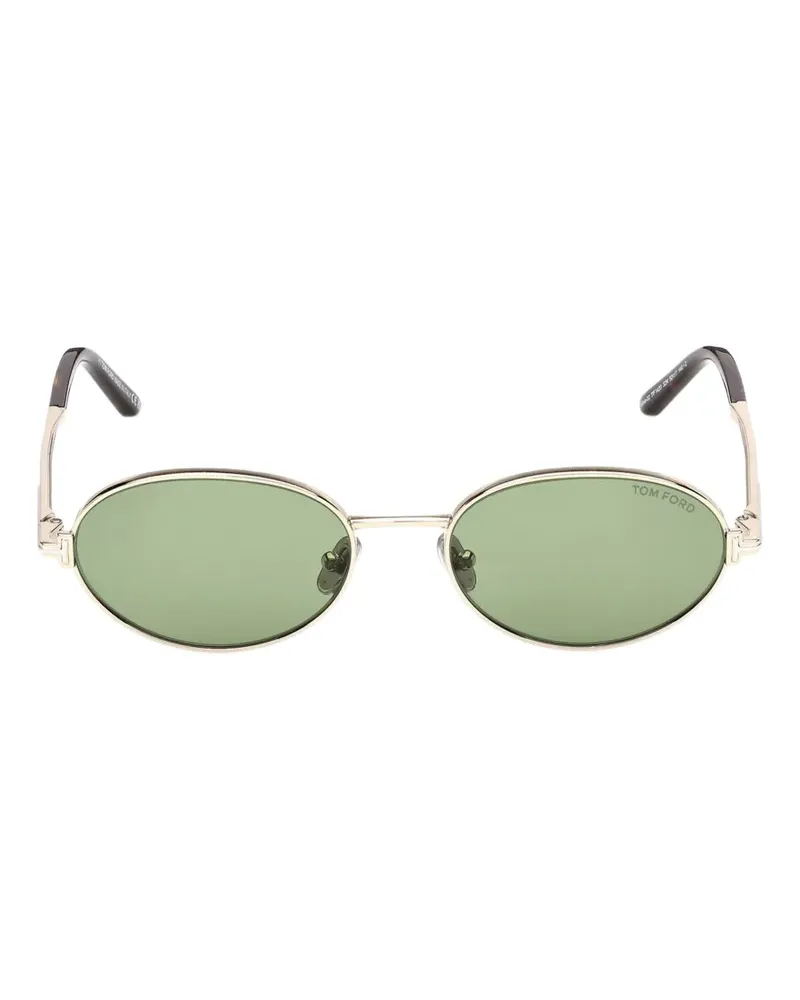 Tom Ford Gina-02 Sonnenbrille mit ovalem Gestell - Gold Gold