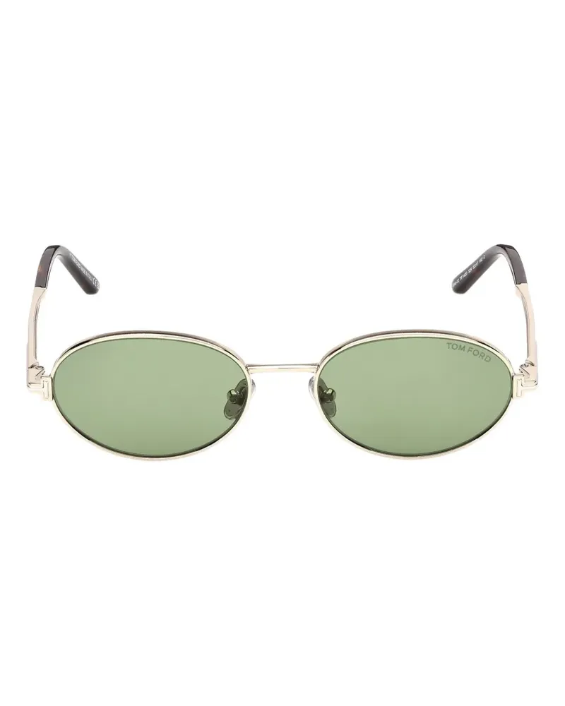 Tom Ford Gina-02 Sonnenbrille mit ovalem Gestell - Gold Gold