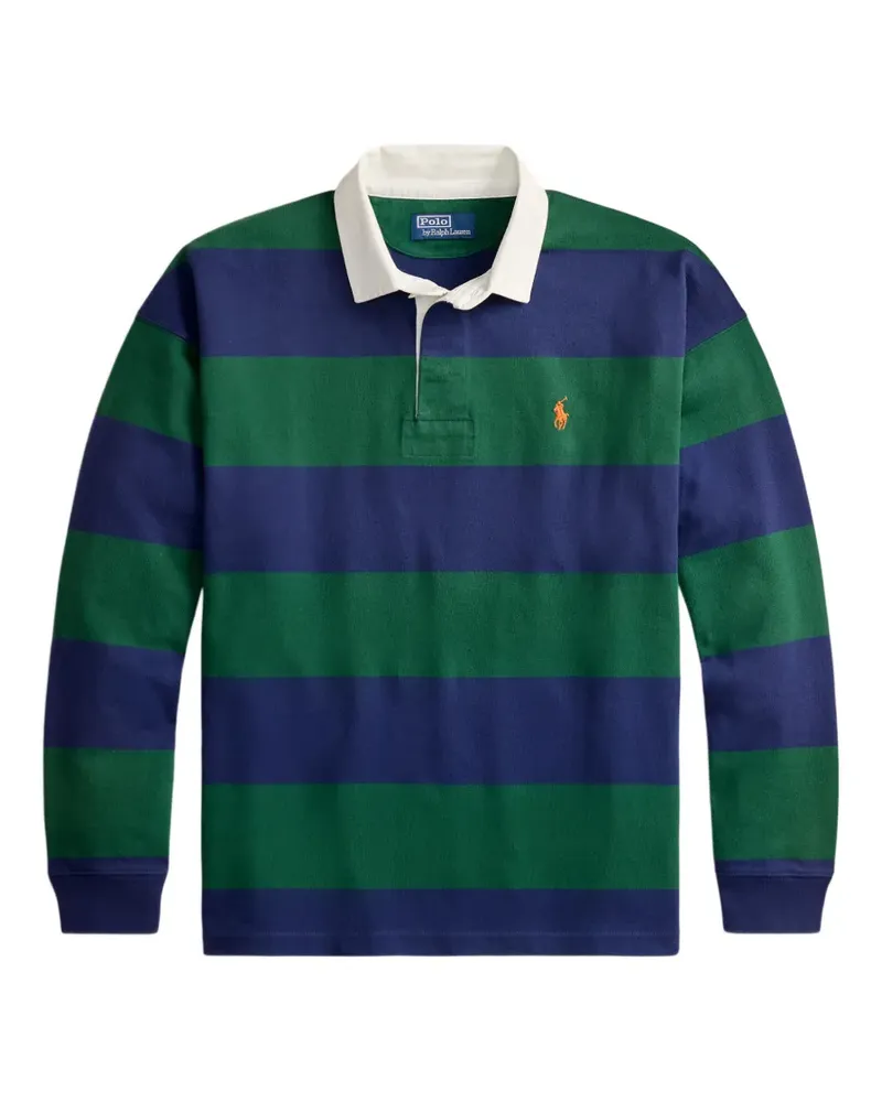 Ralph Lauren Gestreiftes Poloshirt - Blau Blau