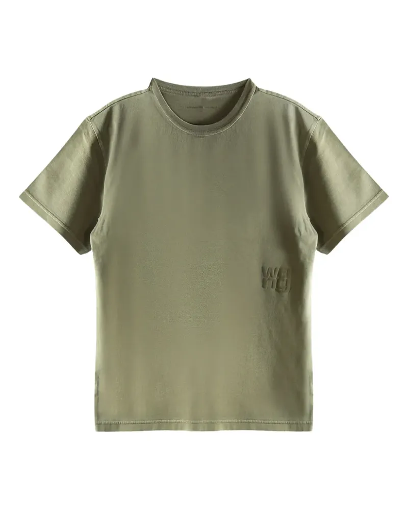 Alexander Wang T-Shirt mit Prägung - Grün Grün