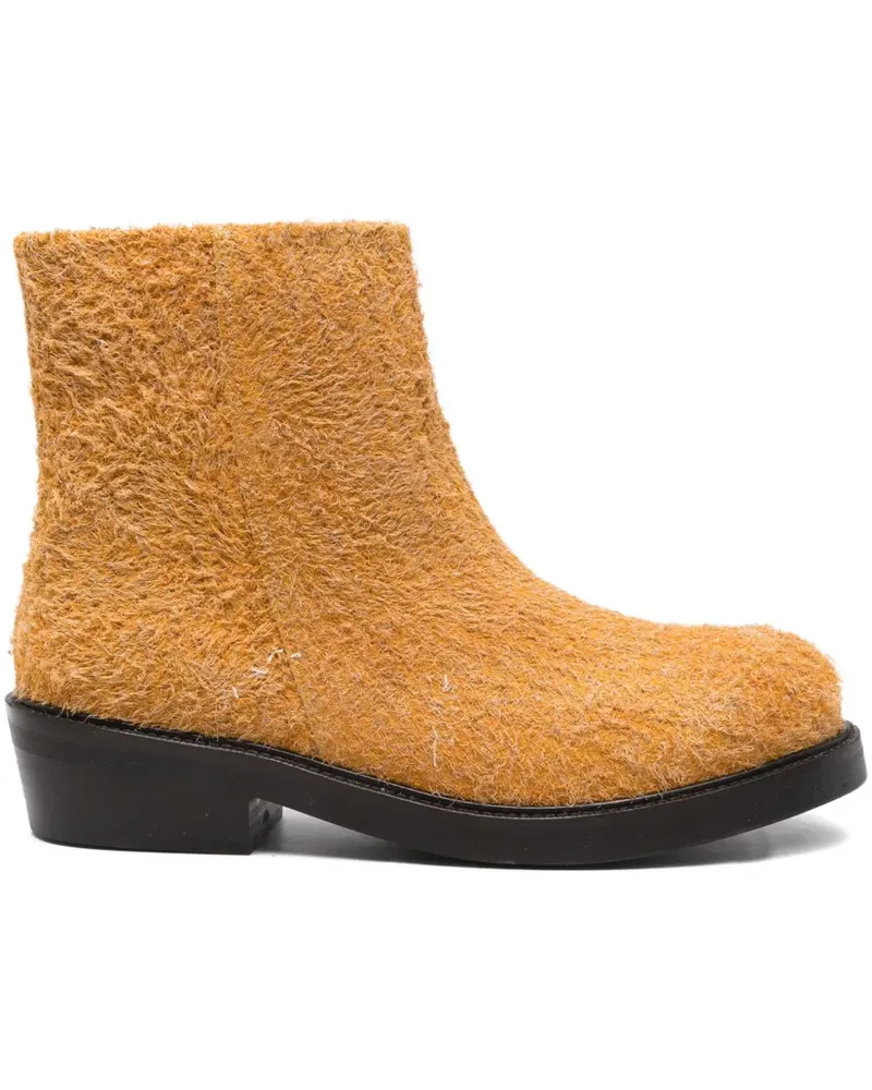 Séfr textured ankle boots - Nude Nude