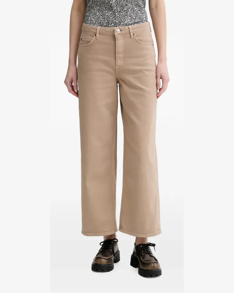 Marc O'Polo cropped wide-leg jeans - Nude Nude