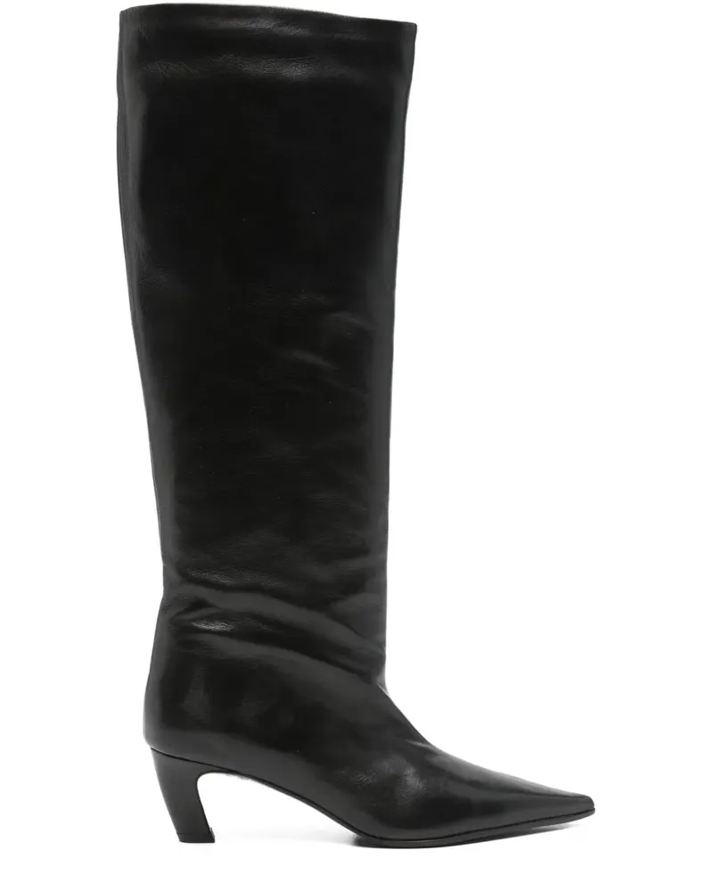 Thea Mika Stiefel mit spitzer Kappe 60mm - Schwarz Schwarz