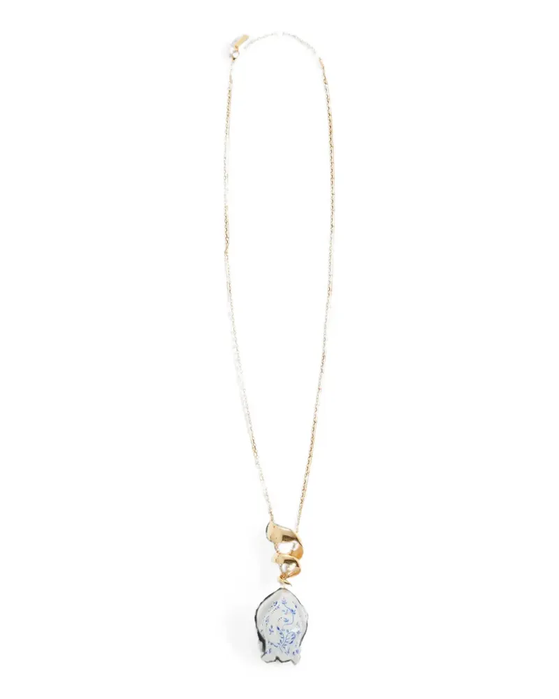 Chloé Bloomcraft floral-pendant necklace - Gold Gold