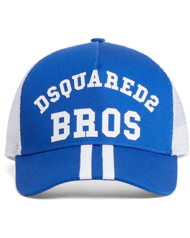 Dsquared2 Baseballkappe mit Logo-Print - Blau Blau
