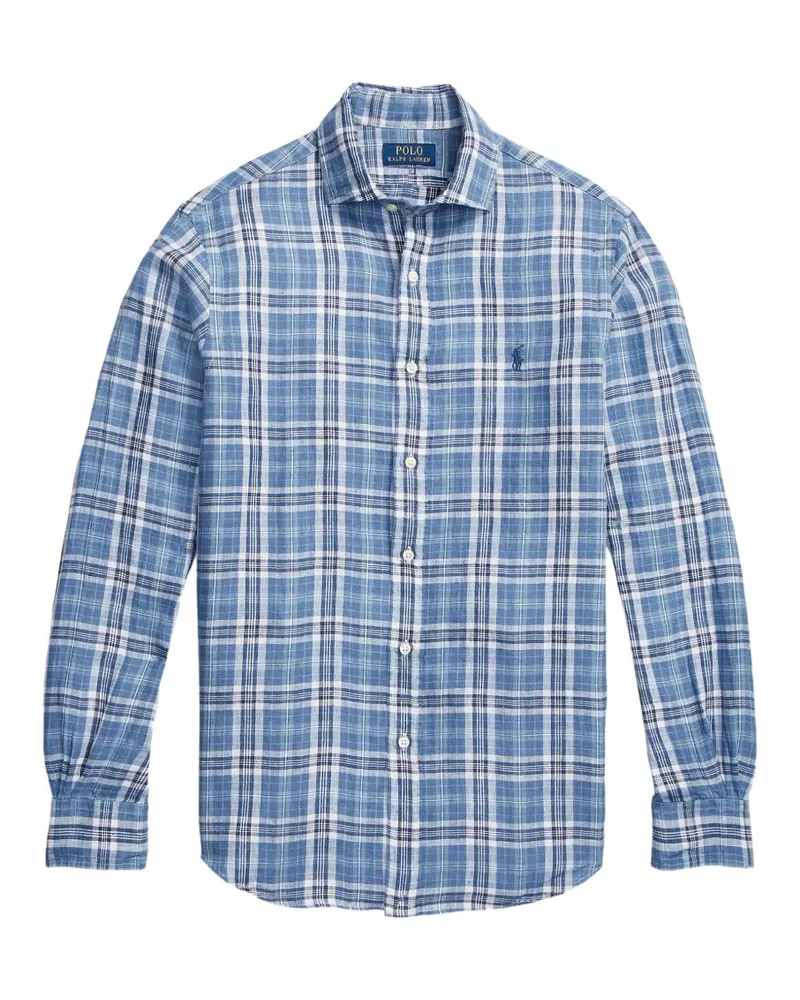 Ralph Lauren Kariertes Hemd - Blau Blau