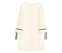 Crepe Couture Minikleid - Nude